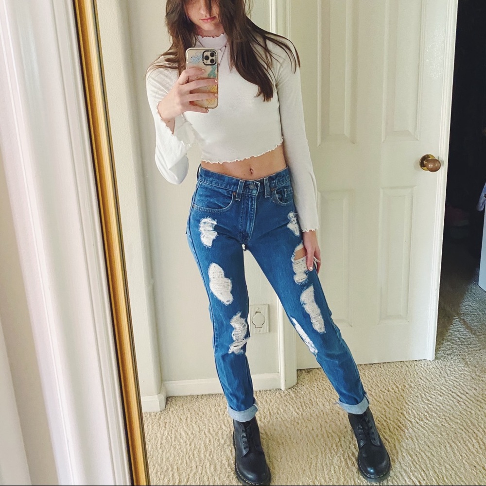 Vintage Levi 501 Straight Leg Jeans